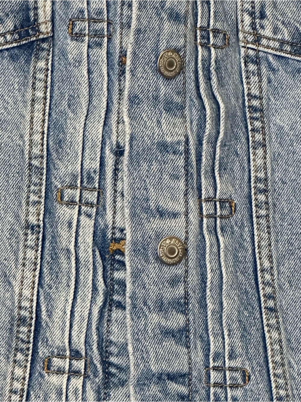 Old Navy Trucker Medium Wash Blue Denim Jacket - Women's Jean Jacket Sz S EUC - Picture 4 of 16